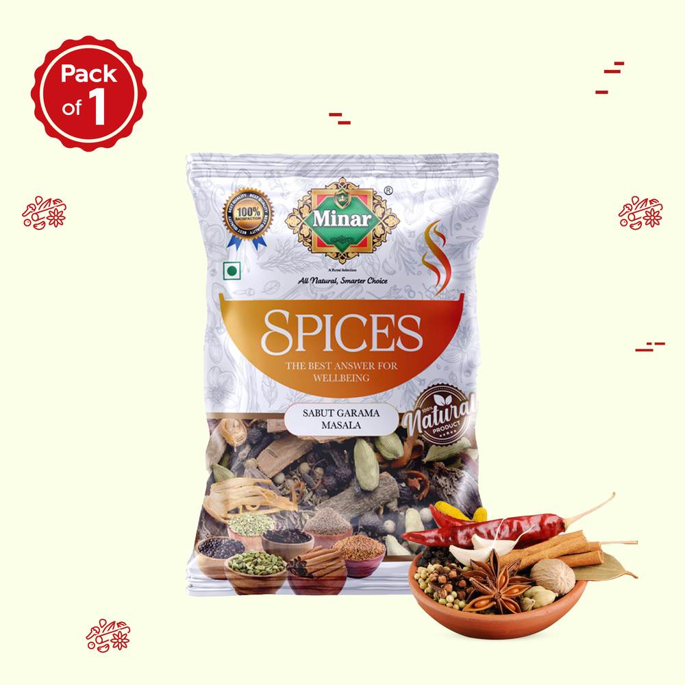 100g MINAR Natural Saboot Garam Masala