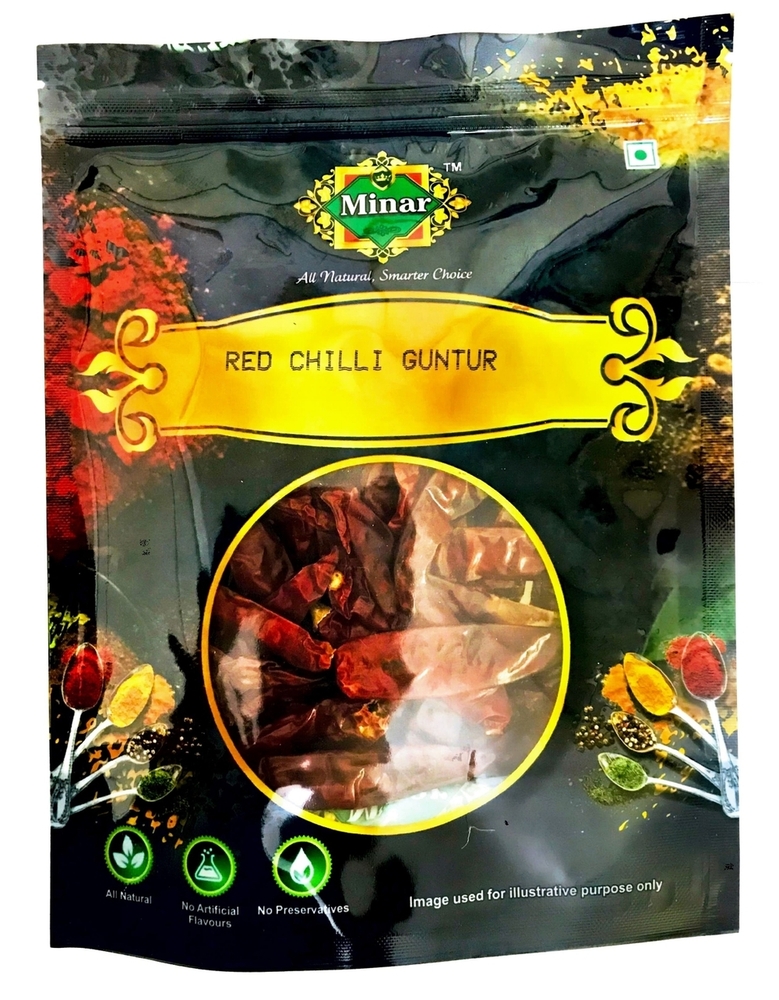 250 gms MINAR Red Chilli Whole Guntur