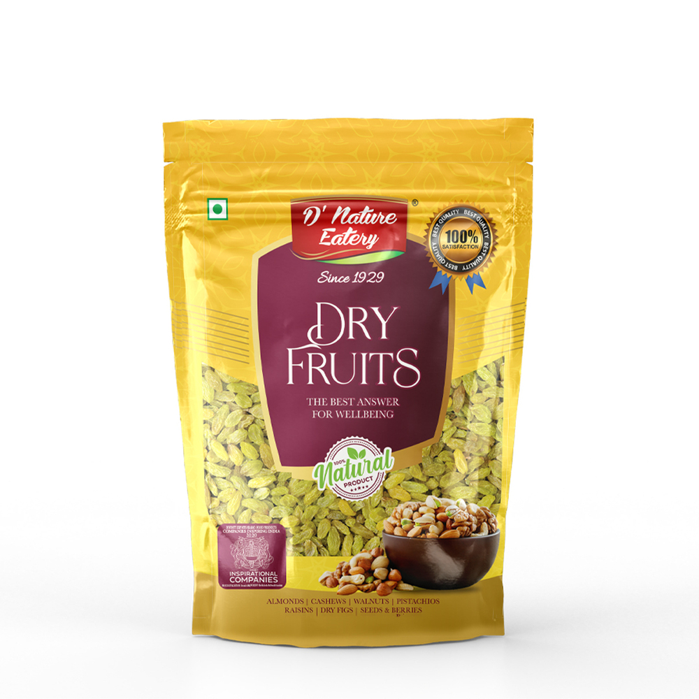 500 gms DNature Eatery Green Raisin