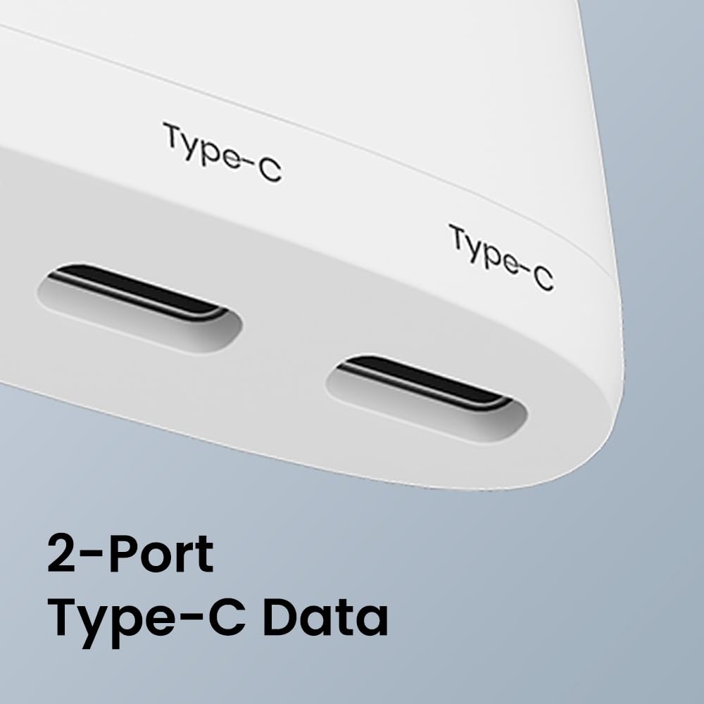Portronics Mport 41 USB C Hub (4-in-1) with Ethernet (1000 Mbps Gigabit
