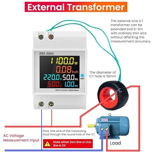 True Sense Energy Meter LCD Display D52-2066