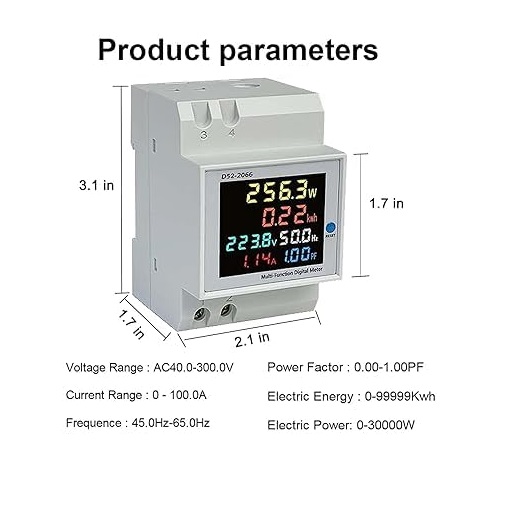 True Sense Energy Meter LCD Display D52-2066