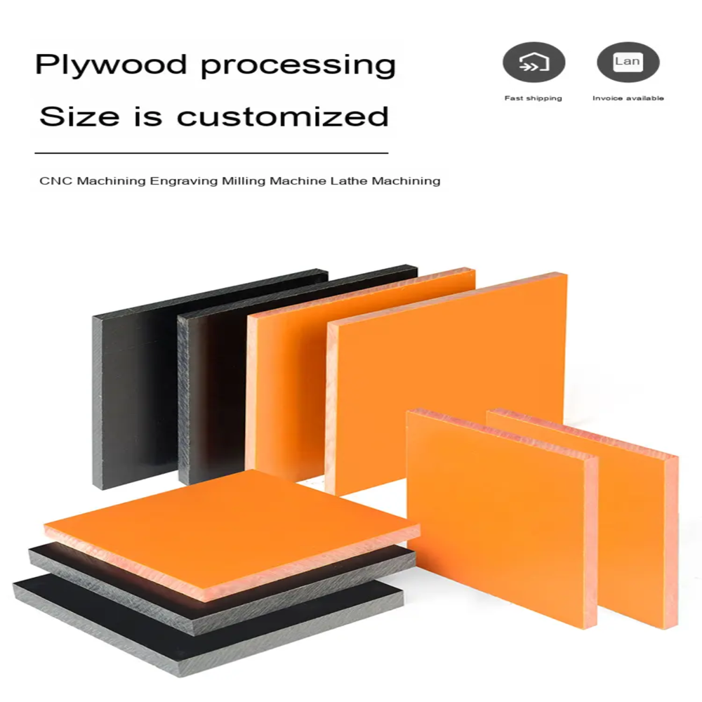 Black Electrical Bakelite Sheet with CNC Cutting