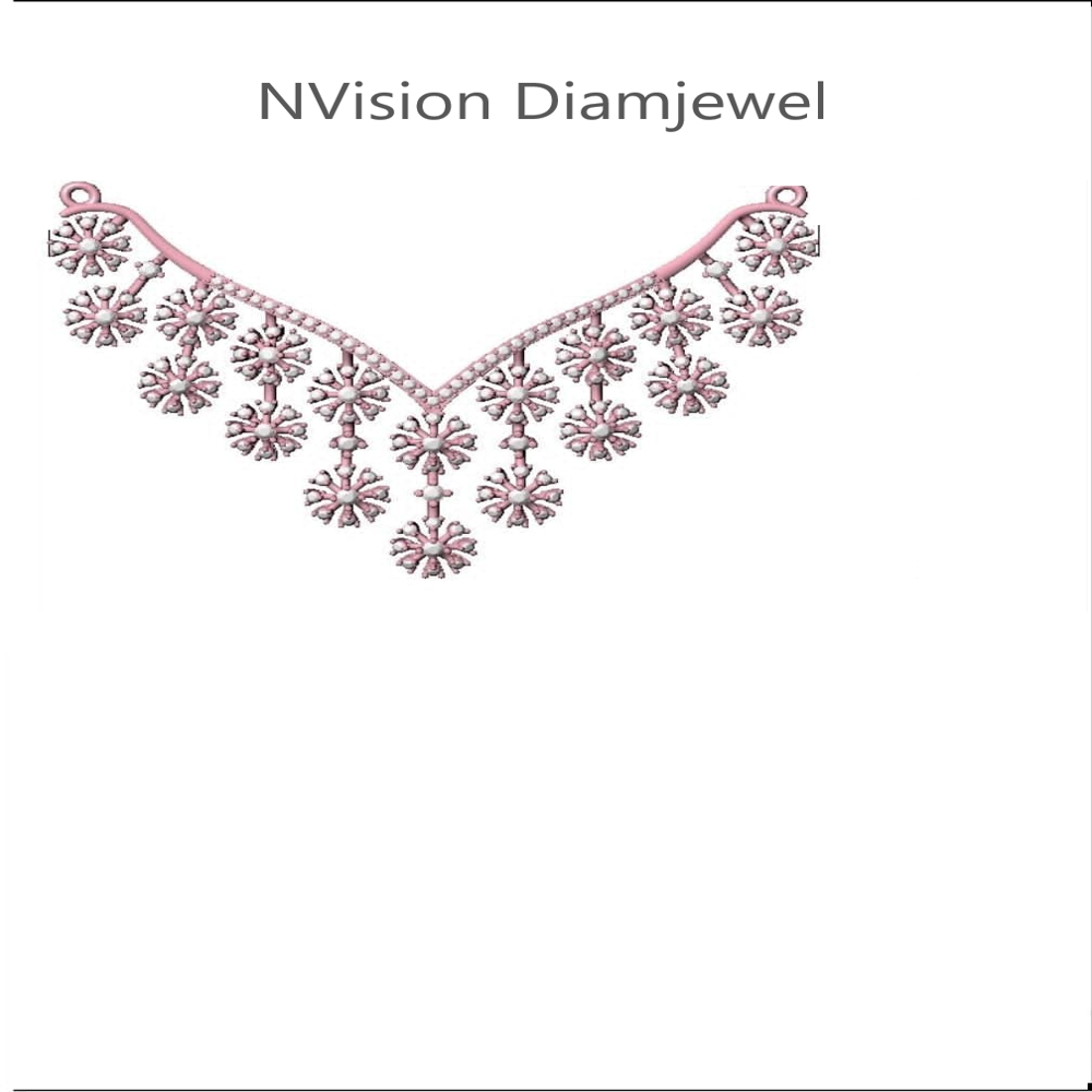 Moonlight Floral Natural Diamond Mangalsutra Pendant