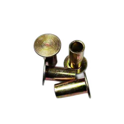 6*25 Brass Hollow Rivets - Color: Golden