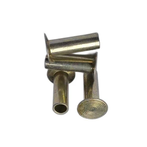 6*25 Brass Hollow Rivets - Color: Golden