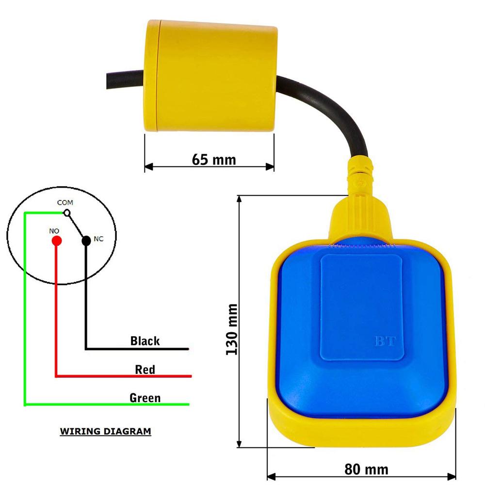 Cable Float Switch - Color: Multiple