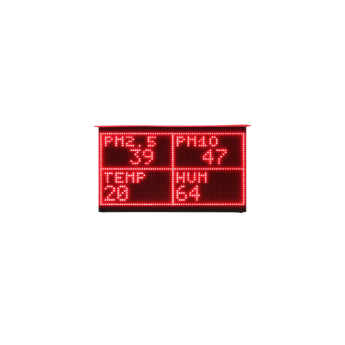 Outdoor Air Pollution Monitoring LED Display Board