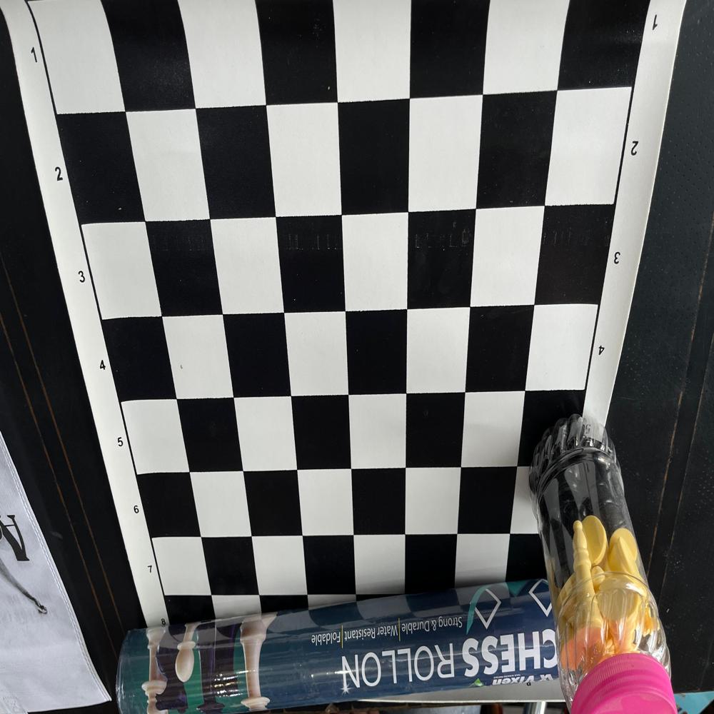 Chess Board Mat - Color: Multicolour