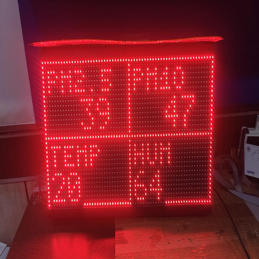 Outdoor Air Pollution Monitoring LED Display Board