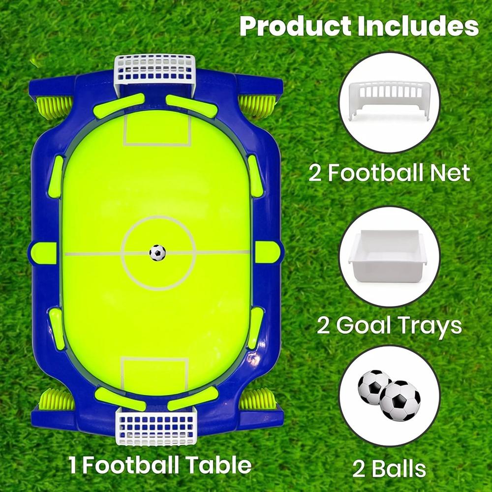 Aditi Interactive Tabletop Football Flickers Game Set - Color: Green