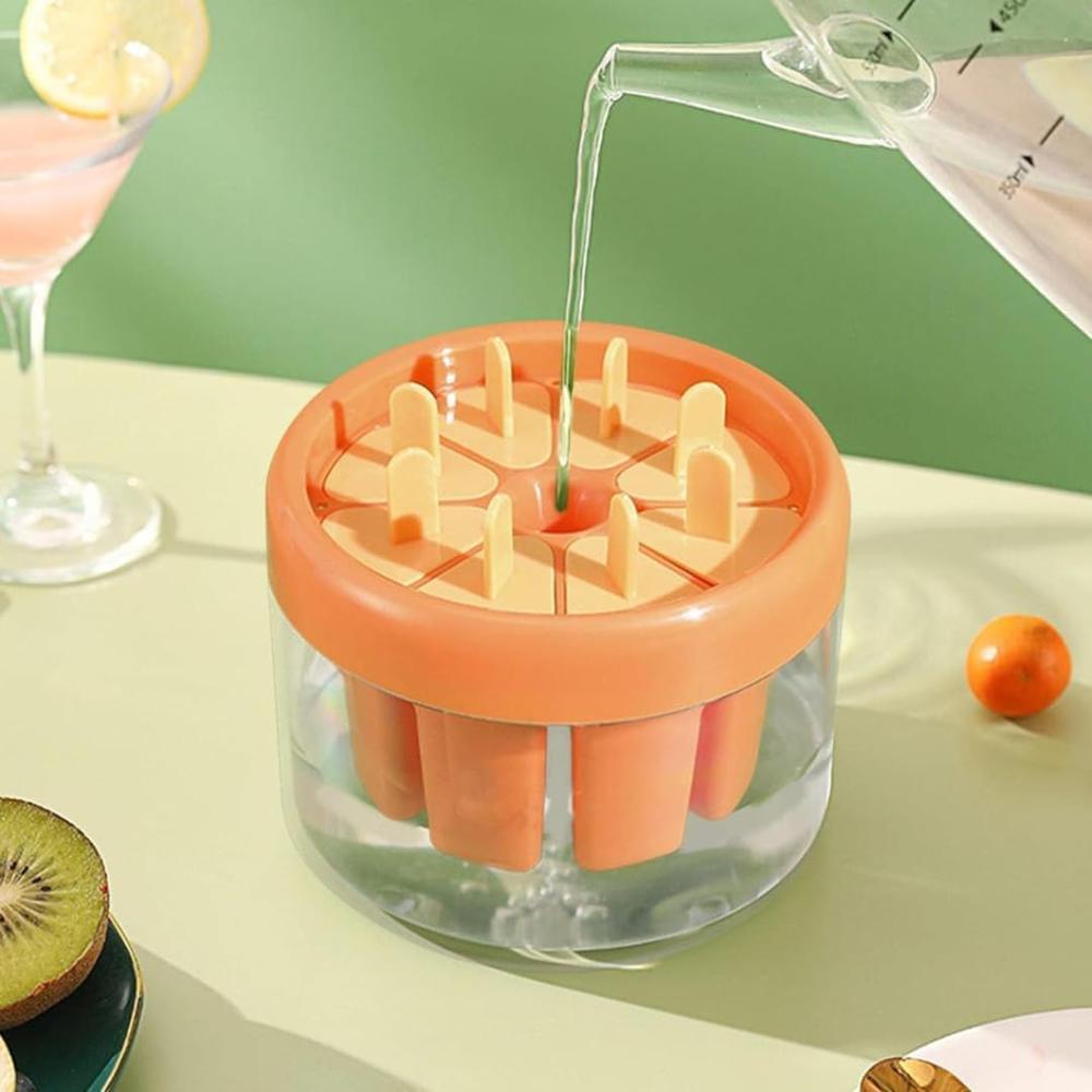 Plastic Round Ice Cream Candy Molds with Sticks