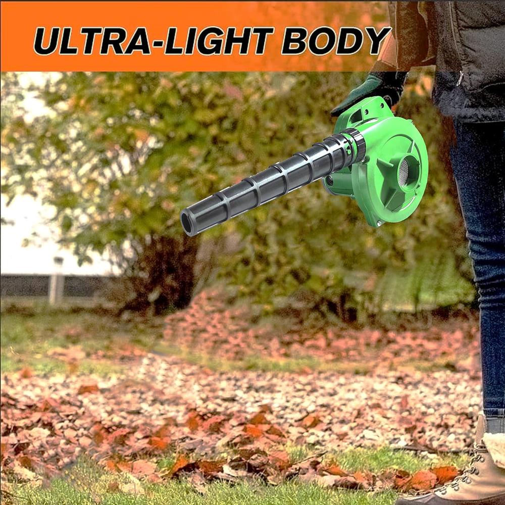 650V Blower Rifel Range Portable Air Blower  350W, 2.3m/min, 13000 RPM, Green