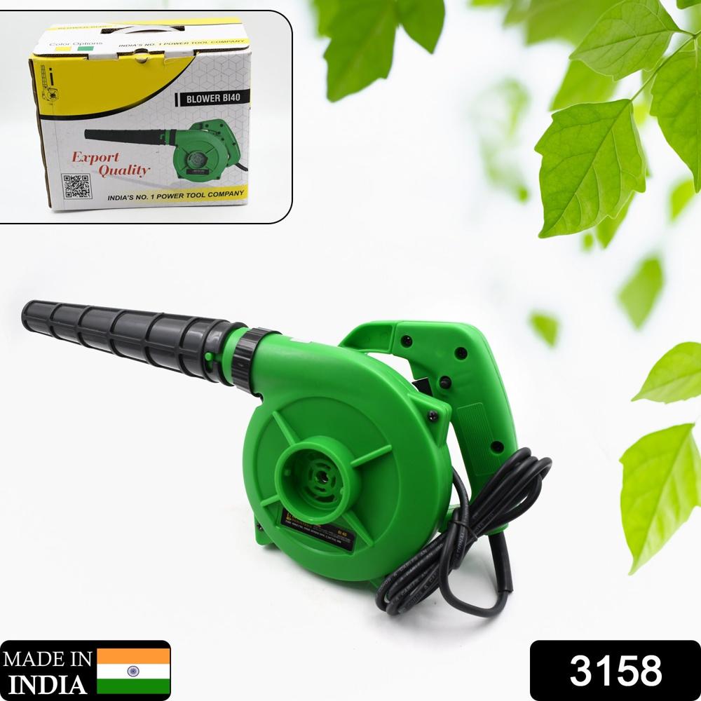 650V Blower Rifel Range Portable Air Blower  350W, 2.3m/min, 13000 RPM, Green