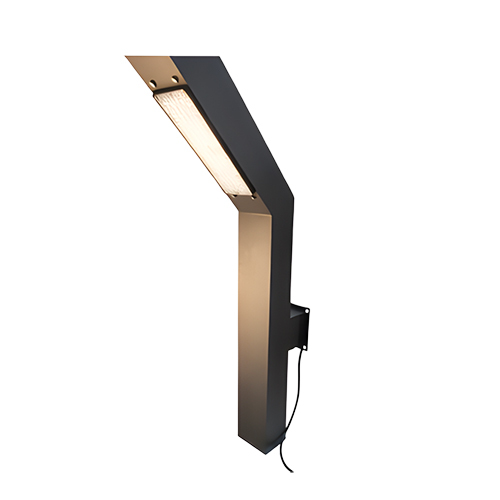 60W Led Street Light Lens Top Wall Mount (Cti-Sl-Lt-Wm-60) - Color: Grey