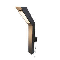 60w Led Street Light Lens Top Wall Mount (60w) - Color: Grey