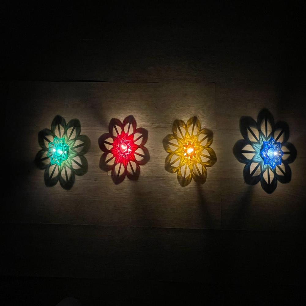 Water Sensor 3D Reflection LED Diya