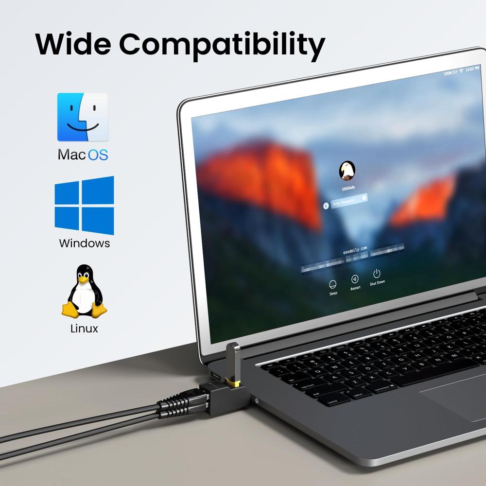 Portronics Mport 3A USB Hub Dock (3-in-1), Multiport Adapter with USB 3.0 & 2-