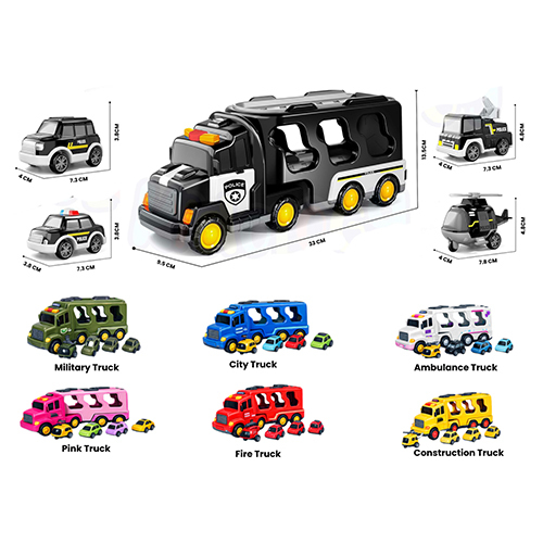 5-In-1 Big Carrier Truck - Color: Multicolor