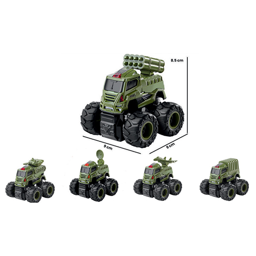 Musical Military Monster Truck - Capacity: Single Vehicle