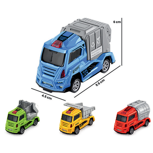 Mini Sanitation Truck - Capacity: Designed For Light Play And Storage Of Small Items