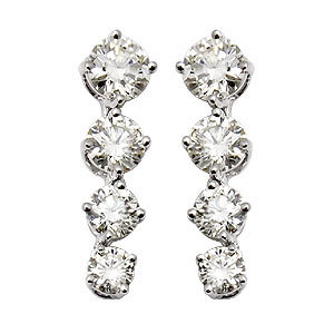 Luxury 18k Gold Earrings - .38 cts Diamonds, Hallmarked | Customizable Designs, Eco-Friendly, Lifetime Buy Back Option