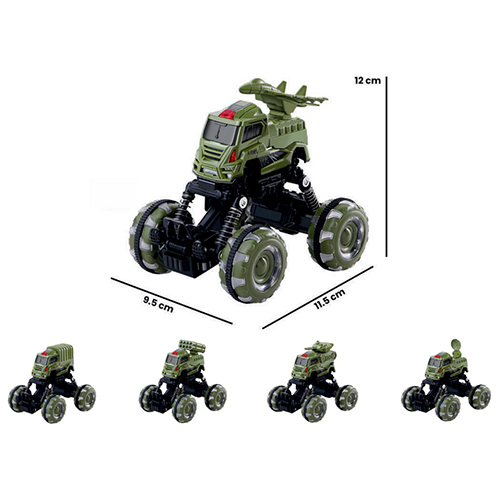 Die - Cast Lighting Wheel High Back Military Truck