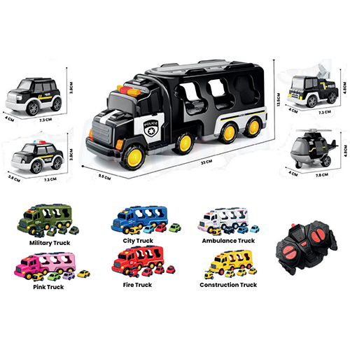 Remote Control 5-In-1 Big Carrier Truck