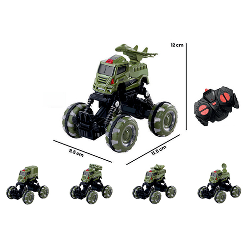 Remote Control Die-Cast Lightning Wheel High Back Military Truck