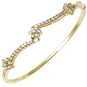 Diamond Bracelet - 1.08ct Diamonds, 18k Gold Material | Unisex Design, Anti-Allergy, Odorless, Ideal for Gifts and Parties