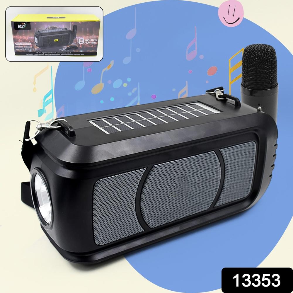 Wireless Bluetooth Speaker 5W High Bass with Wireless Mic / Microphone