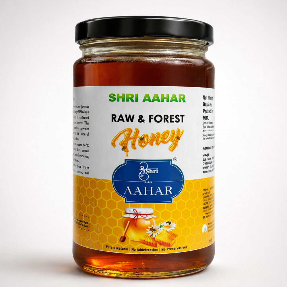 Raw and Forest Honey 1kg | Raw, Pure & Unprocessed | Wild, and Unfiltered Honey | Freshly-Sourced | Untouched Forest of the Maikal Range Madhya Pradesh