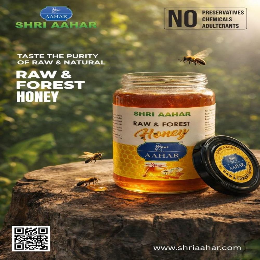 Raw and Forest Honey 1kg | Raw, Pure & Unprocessed | Wild, and Unfiltered Honey | Freshly-Sourced | Untouched Forest of the Maikal Range Madhya Pradesh