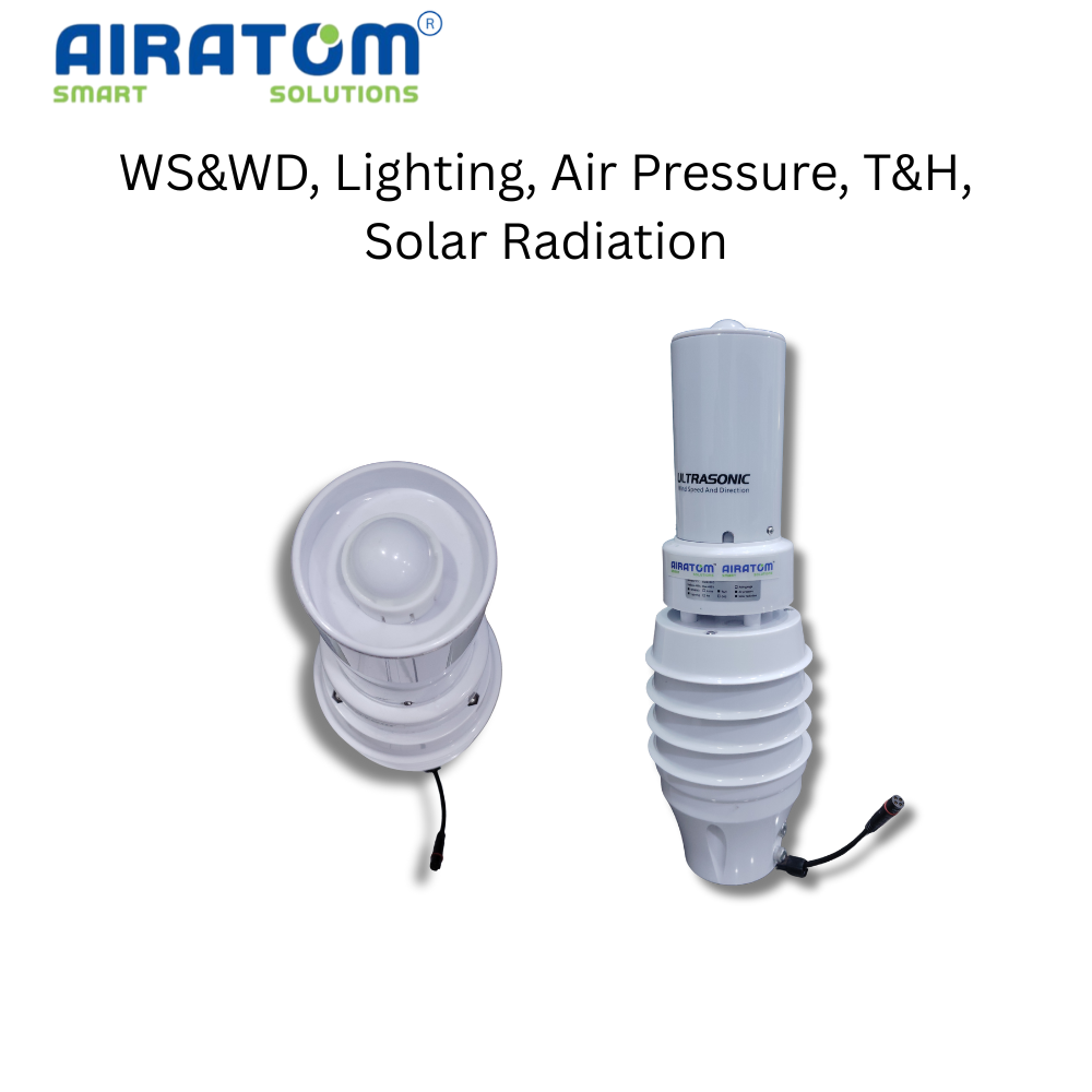 Weather Station with Outdoor Sensor Data Logger to Measure Meteorological Elements