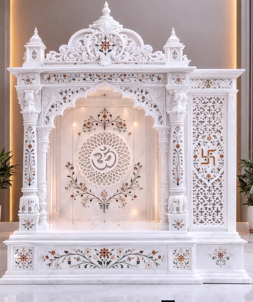 White marble Home temple