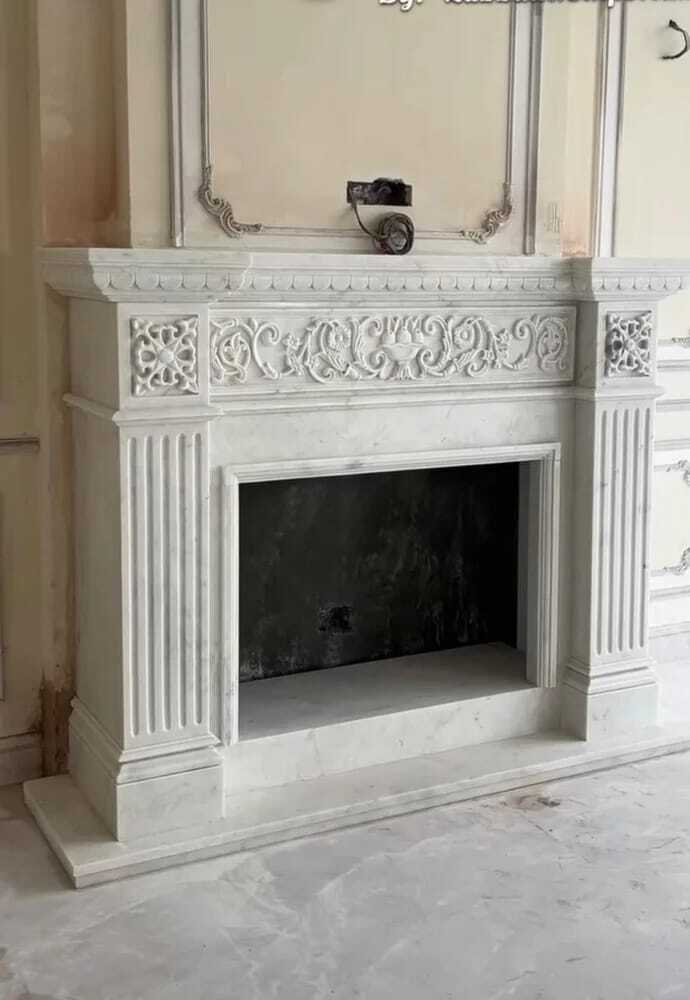 Decorative Marble Fireplace