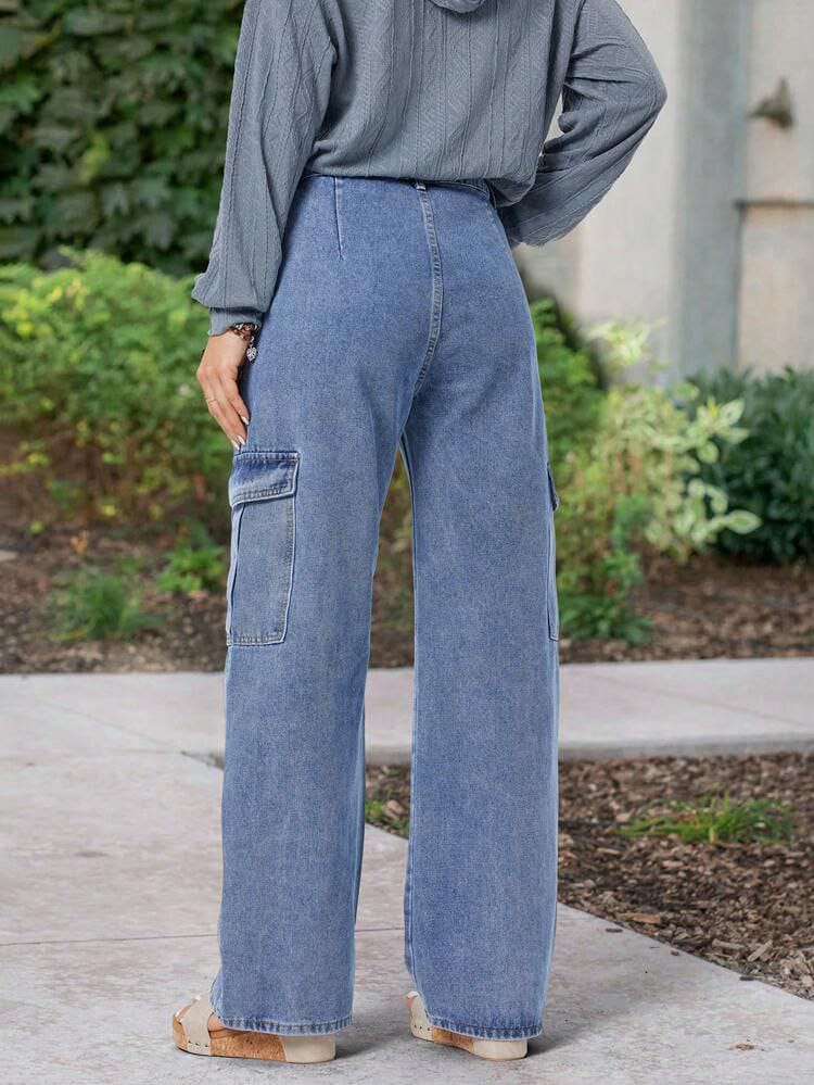 6 Pocket Cargo - Color: Stone Blue