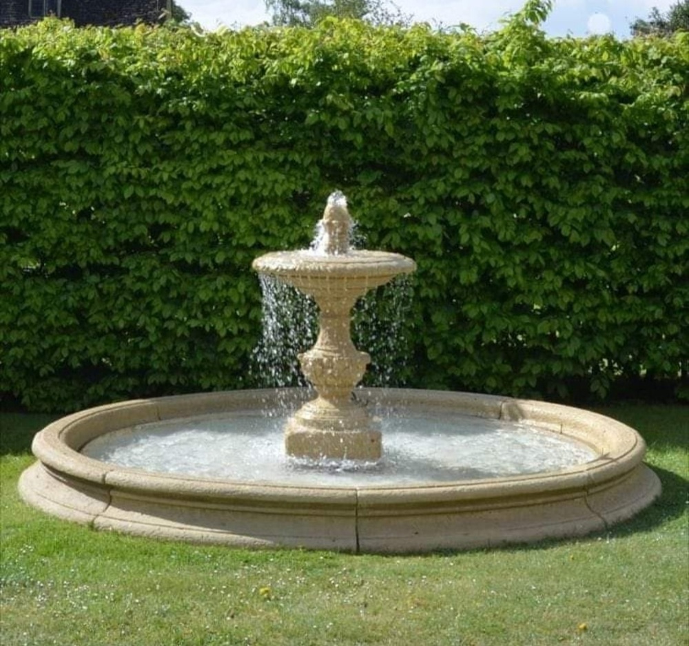 Decorative Cast Stone Outdoor Water Fountain