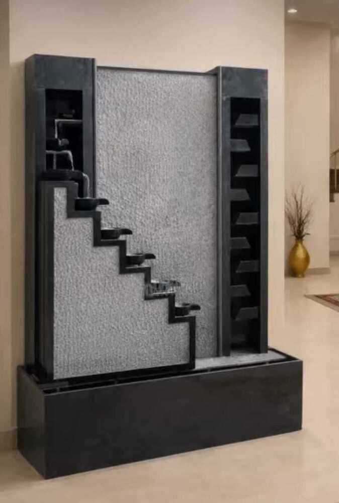 Black Stone Indoor Water Fountain