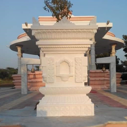 Decorative Stone Tulsi Pot