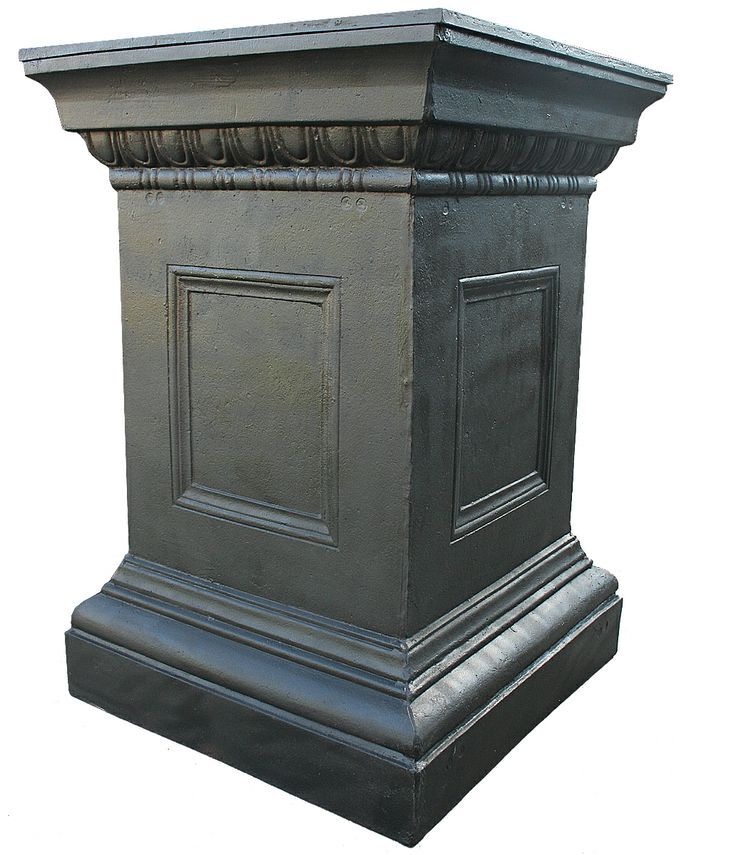 Black Marble Tulsi Pot