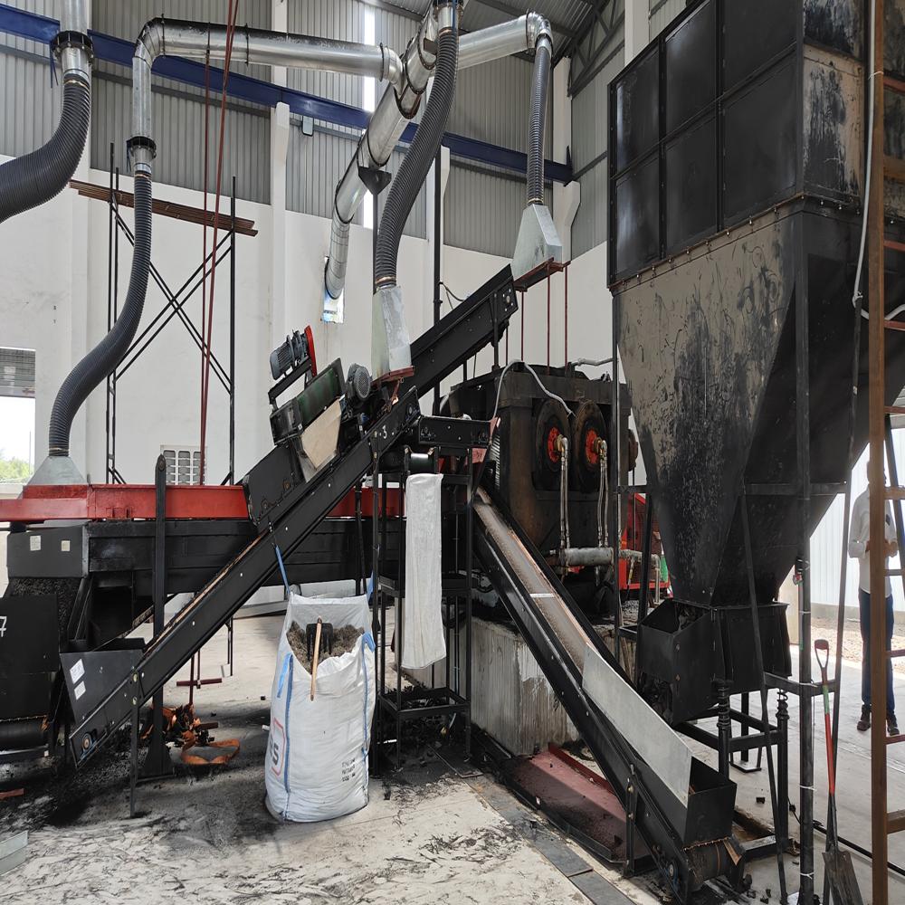 Tyre Rubber Cracker Mill - Material: Mild Steel