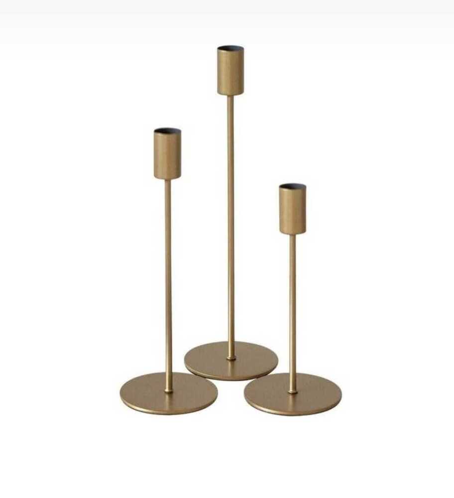 Brass Table Top Candle Stand
