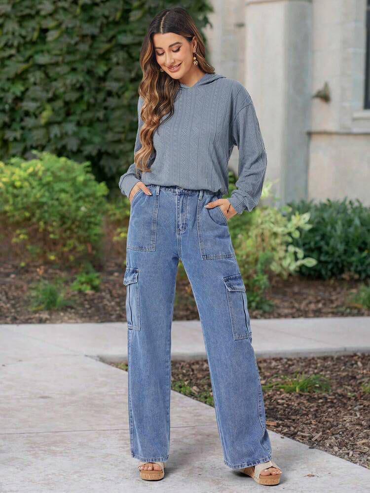 ladies 6 pocket cargo