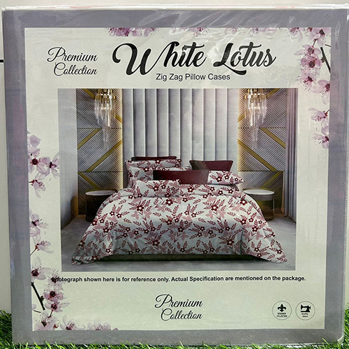 White Lotus Bookfold Bedsheet