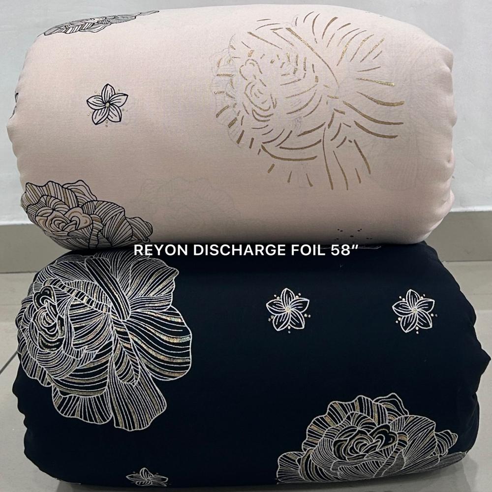 Rayon Procean Foil Prints - Color: Multi Color