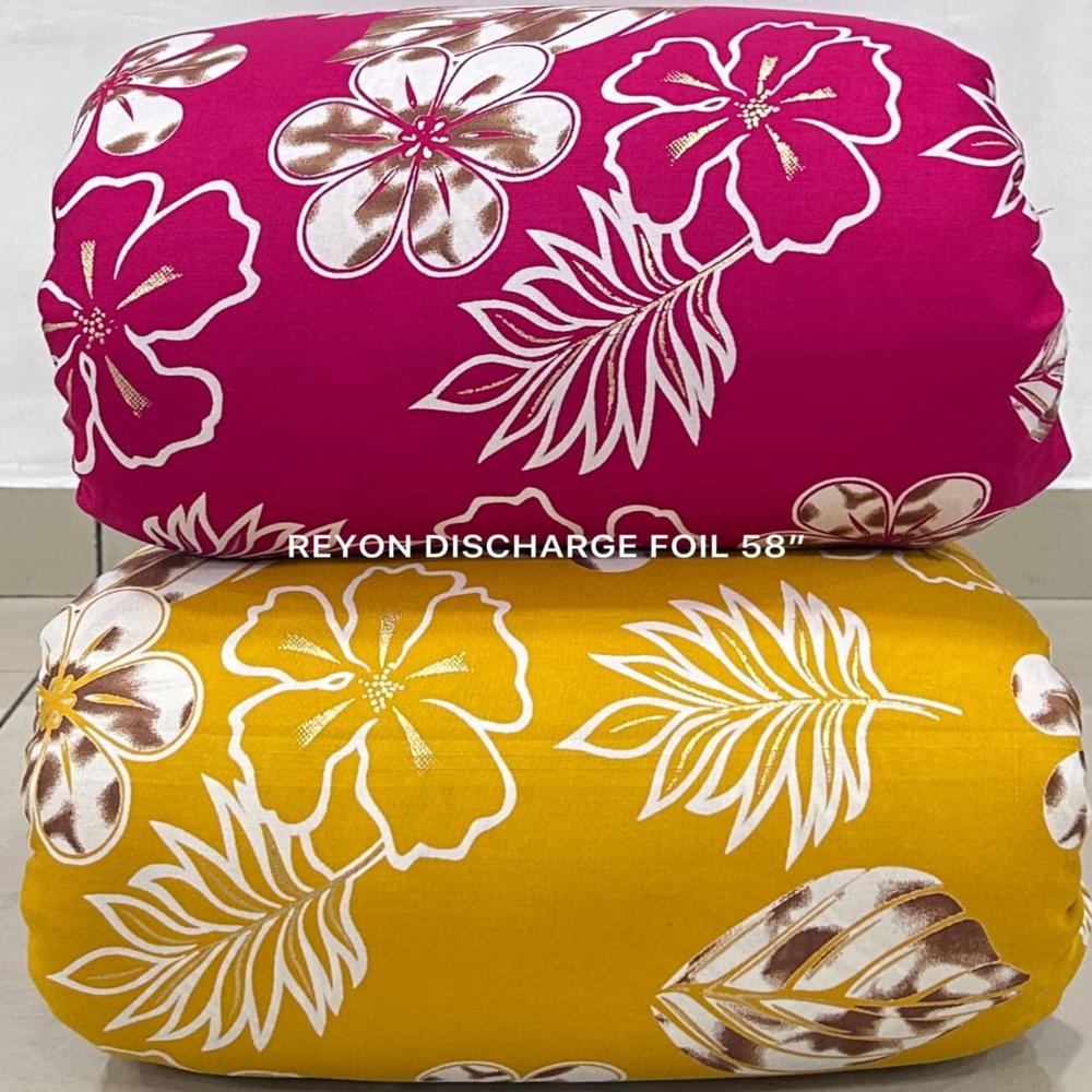 RAYON DISCHARGE FOIL PRINTS 56