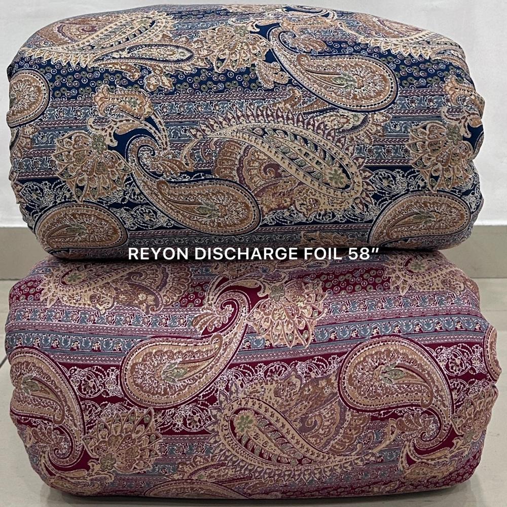 RAYON DISCHARGE FOIL PRINTS 56