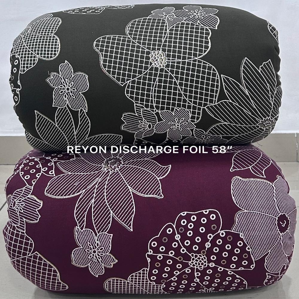 RAYON DISCHARGE FOIL PRINTS 56
