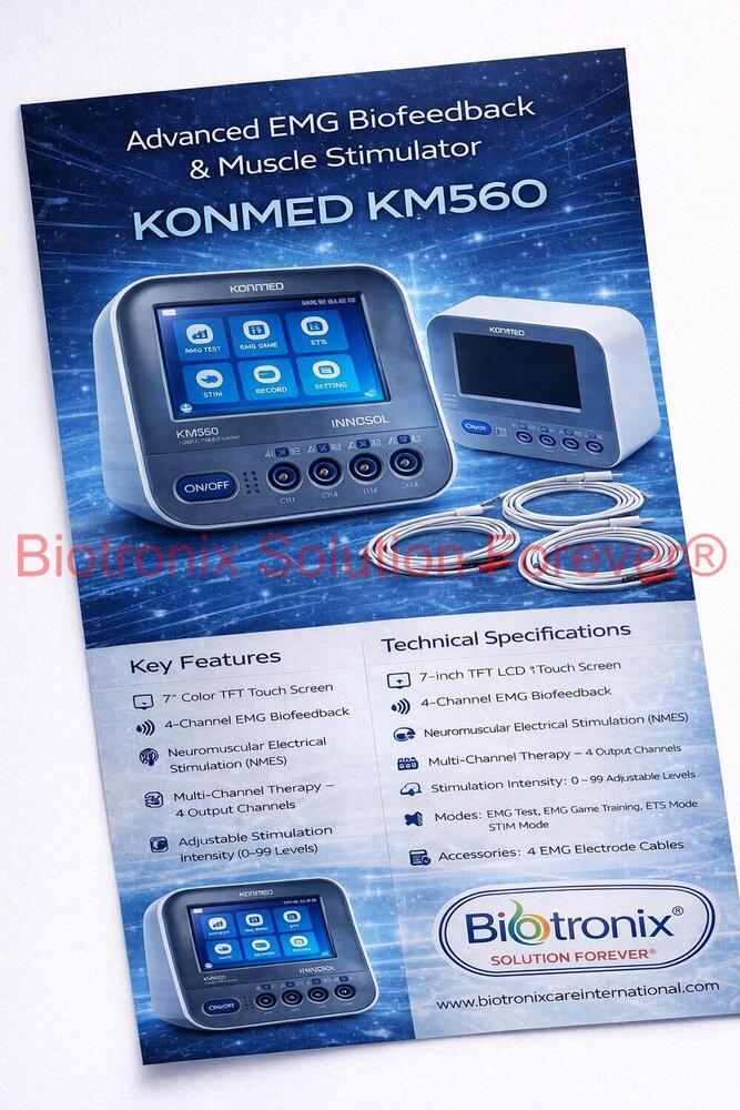 Konmed Km-560 Biofeedback Machine With Stimulator Function